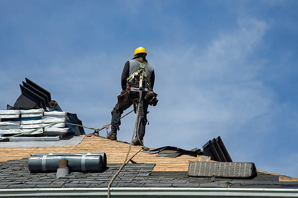 Professional Flat Roof Repair technician working in Kenansville, NC